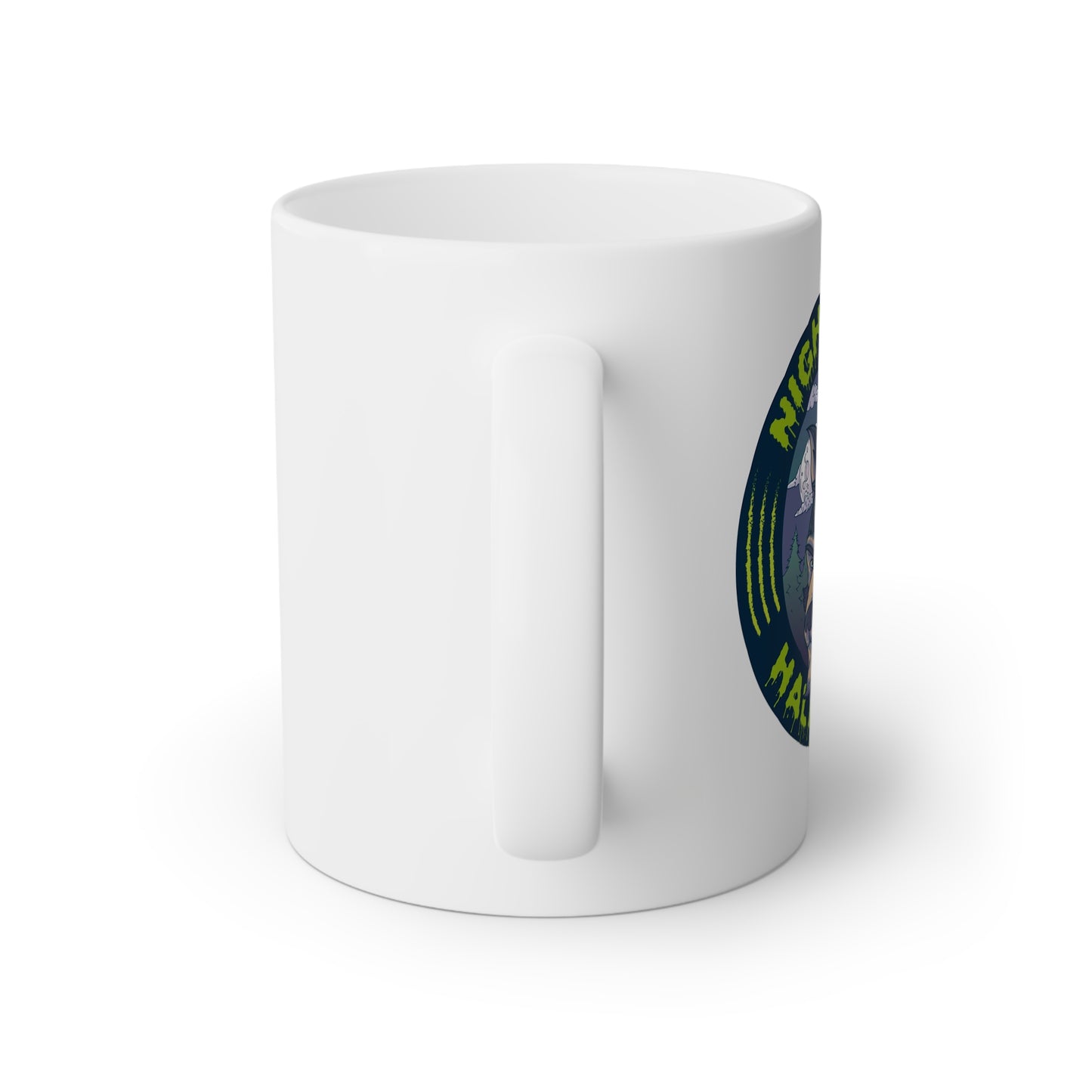 Night Wolf Halloween Mug | Spooky Howling Wolf Coffee Cup