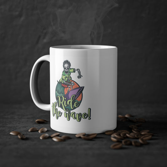 Ride The Waves Mug | Ocean Surf Inspired Coffee Cup