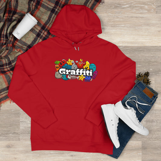 Graffiti Animal Vibes Hoodie | Bold Streetwear Graphic Pullover