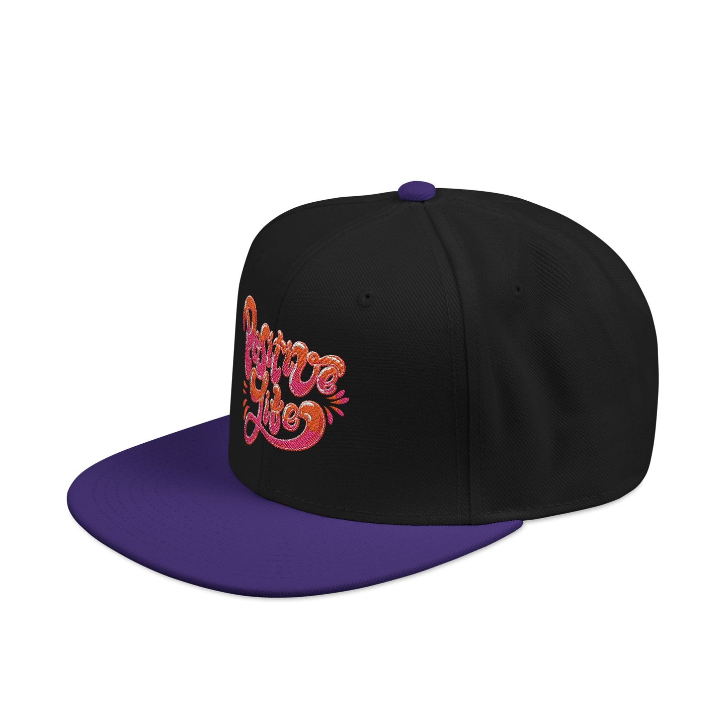 Positive Life Embroidered Hat | Motivational Streetwear Cap