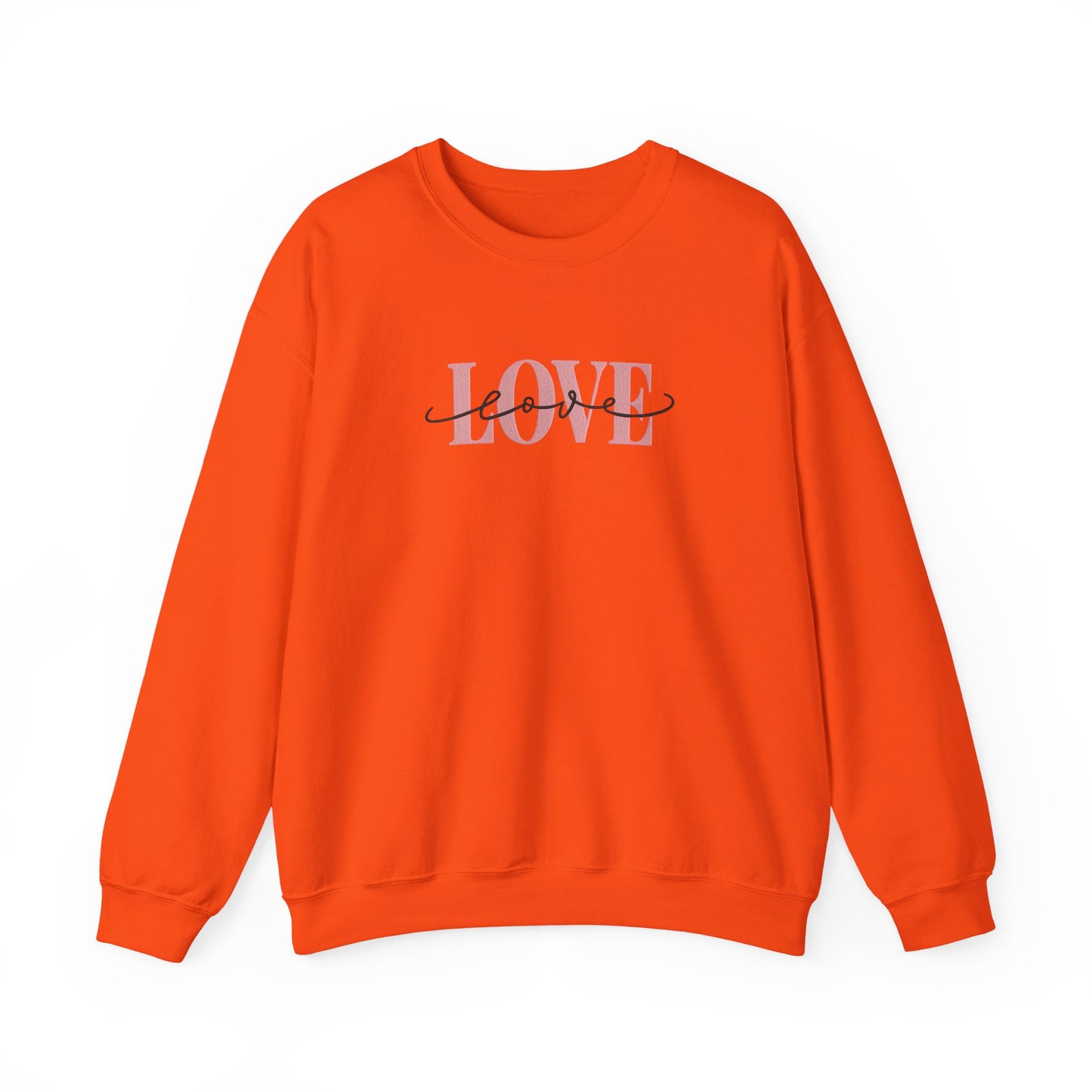 Love Embroidered Sweatshirt | Romantic Streetwear Jumper