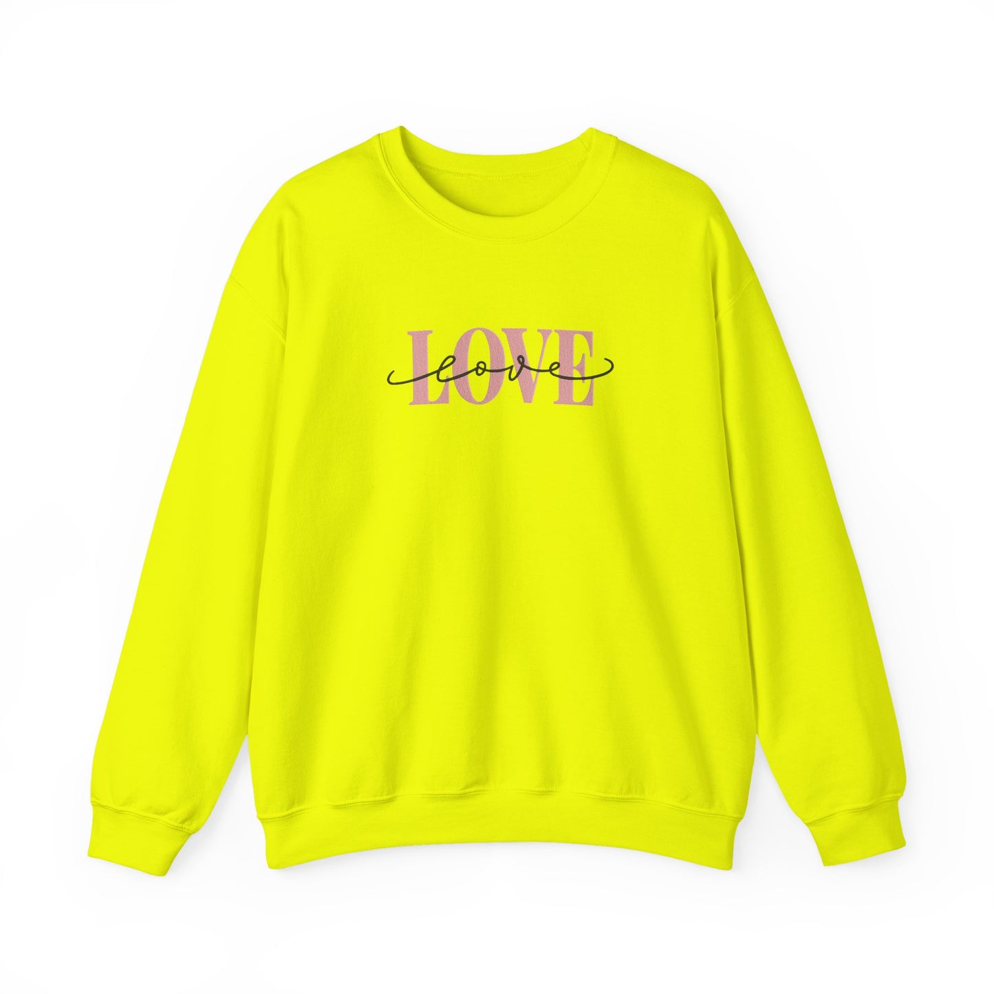 Love Embroidered Sweatshirt | Romantic Streetwear Jumper