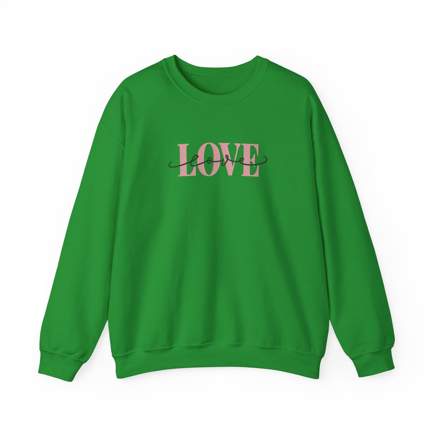 Love Embroidered Sweatshirt | Romantic Streetwear Jumper
