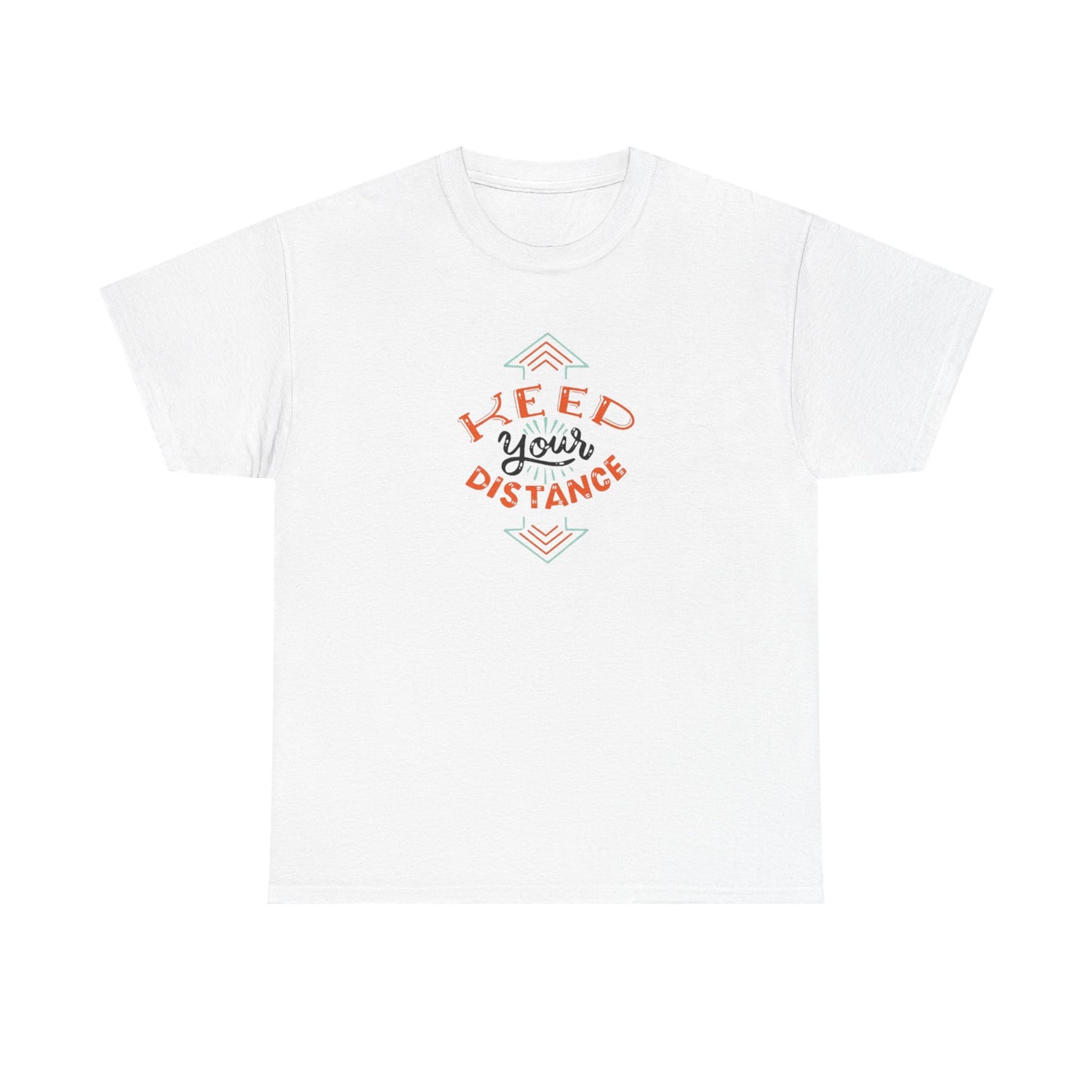 Keep Your Distance DTF Print Design | Social Awareness Graphic for Apparel