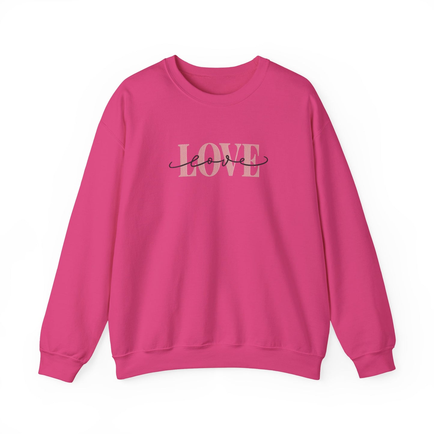 Love Embroidered Sweatshirt | Romantic Streetwear Jumper