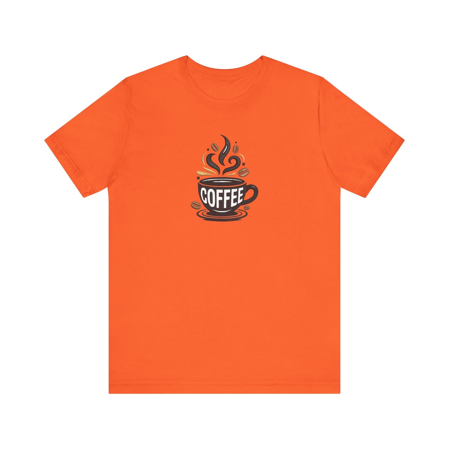 Coffee Embroidered T-Shirt | Caffeine Lover Streetwear Tee
