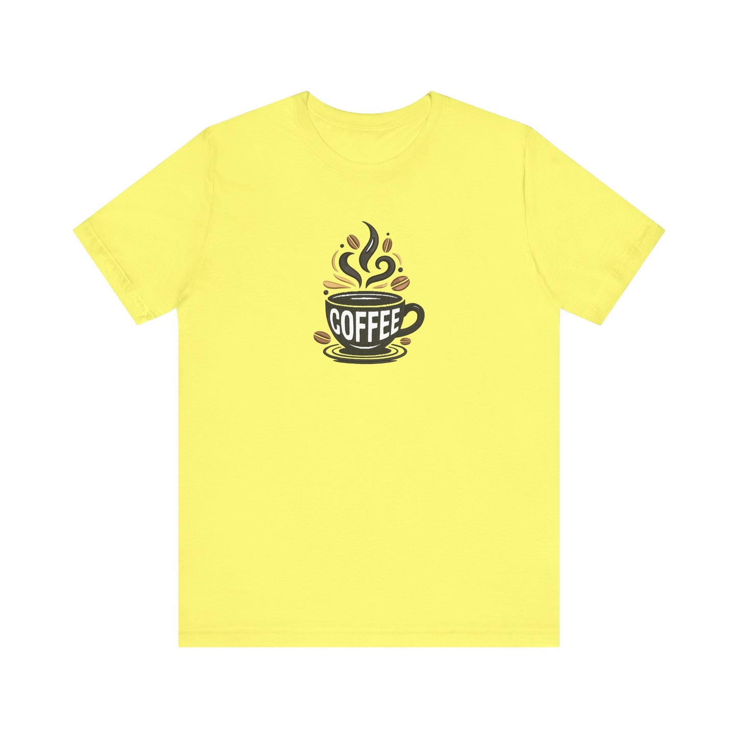 Coffee Embroidered T-Shirt | Caffeine Lover Streetwear Tee