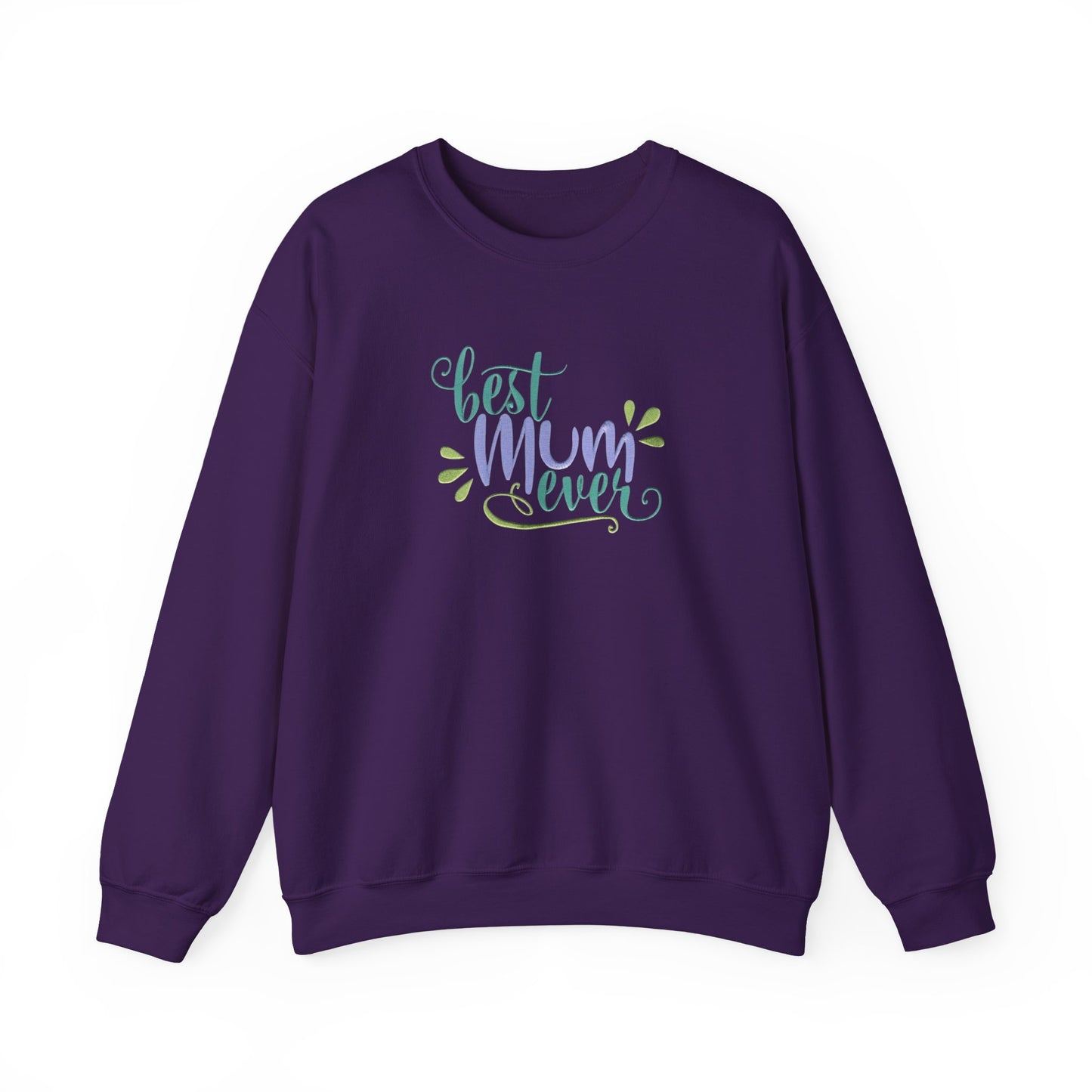 Best Mum Ever Embroidered Sweatshirt | Mother’s Day Gift Streetwear Jumper