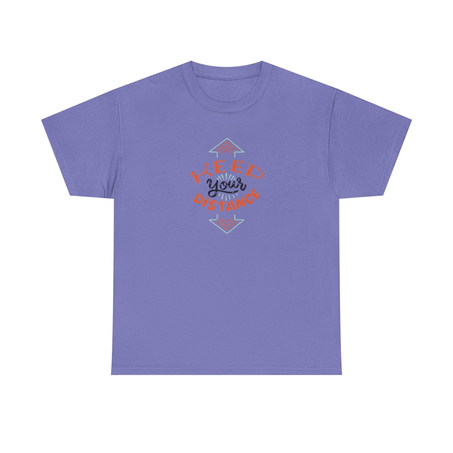 Keep Your Distance DTF Print Design | Social Awareness Graphic for Apparel