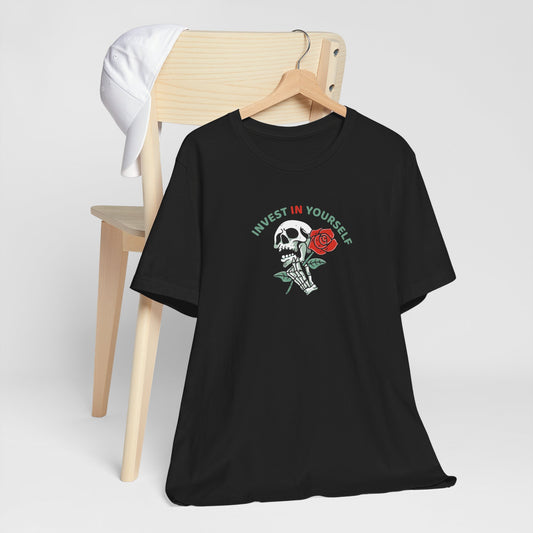Invest In Yourself T Shirt | Motivational Streetwear Graphic Tee