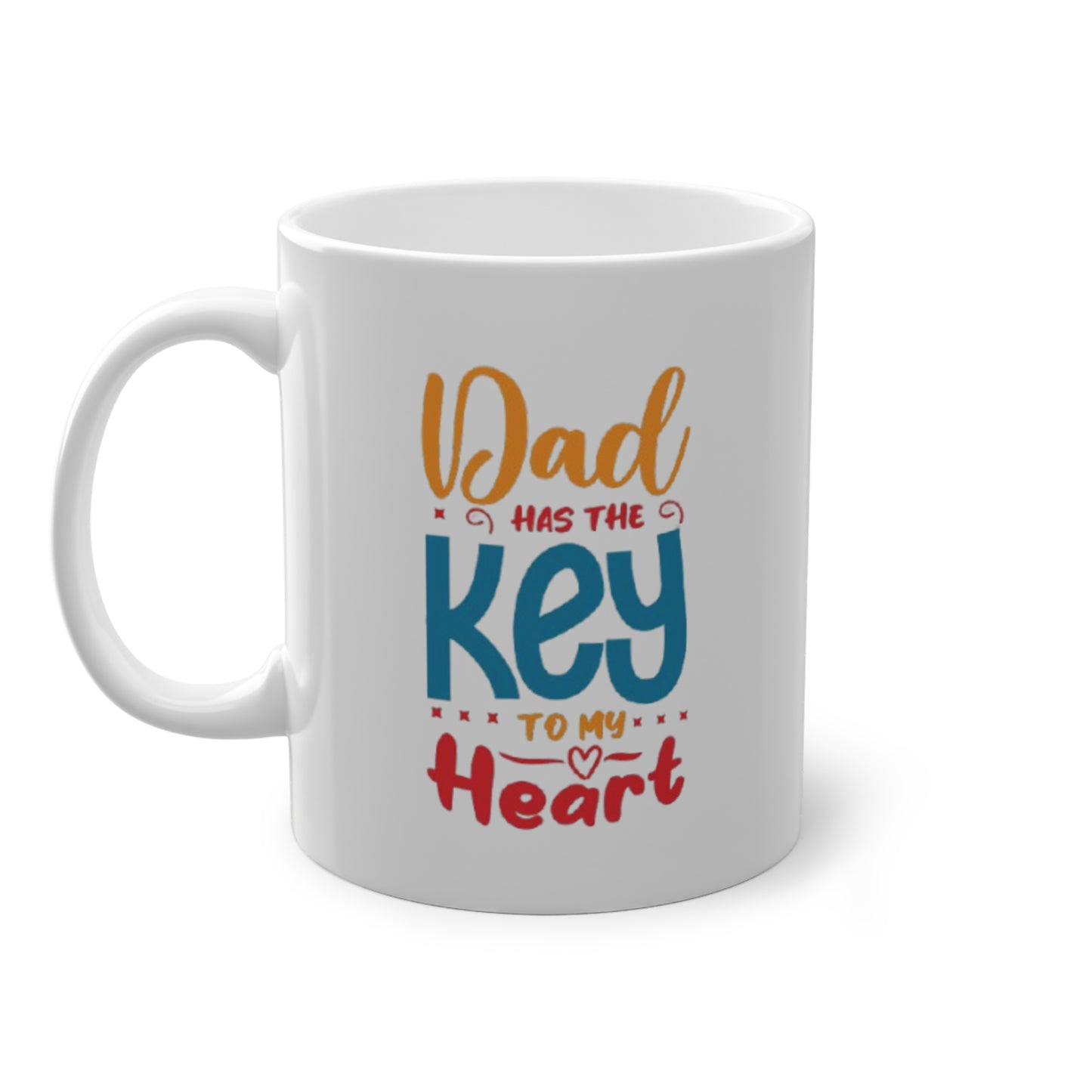 Dad Has The Key To My Heart Mug | Father’s Day Gift Mug