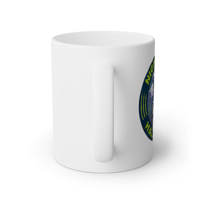 Night Wolf Halloween Mug | Spooky Howling Wolf Coffee Cup
