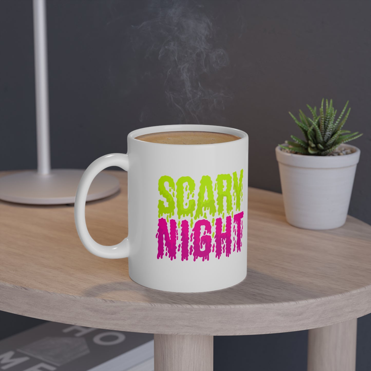 Scary Night Halloween Mug | Spooky Fall Coffee Cup