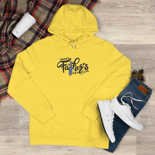 Happy Fathers Day Embroidered Hoodie | Heartfelt Gift Streetwear Pullover