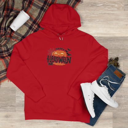 Happy Halloween Pumpkin Embroidered Hoodie | Spooky Seasonal Streetwear Pullover