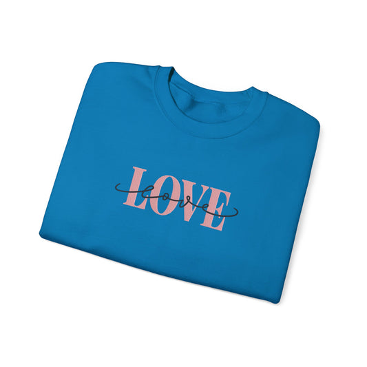 Love Embroidered Sweatshirt | Romantic Streetwear Jumper