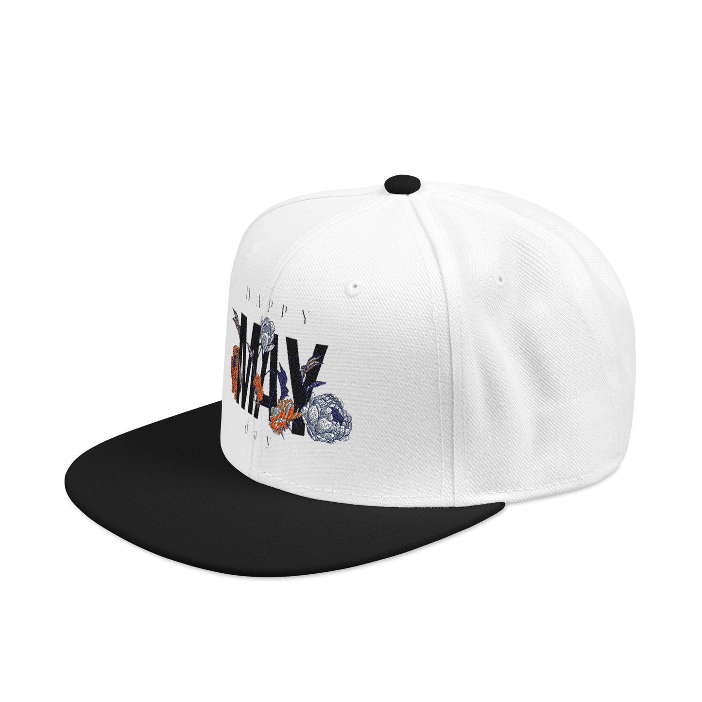Happy May Day Embroidered Hat | Seasonal Spring Festival Cap