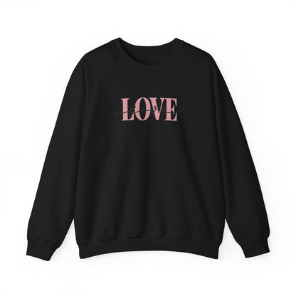 Love Embroidered Sweatshirt | Romantic Streetwear Jumper