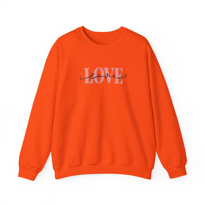 Love Embroidered Sweatshirt | Romantic Streetwear Jumper