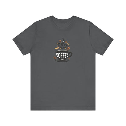 Coffee Embroidered T-Shirt | Caffeine Lover Streetwear Tee