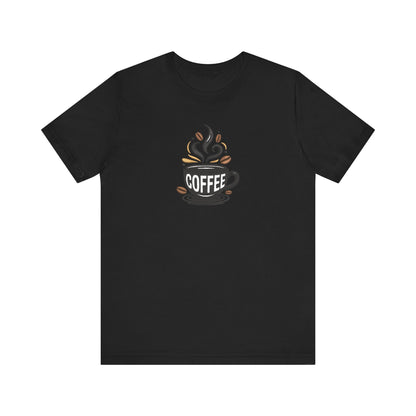 Coffee Embroidered T-Shirt | Caffeine Lover Streetwear Tee