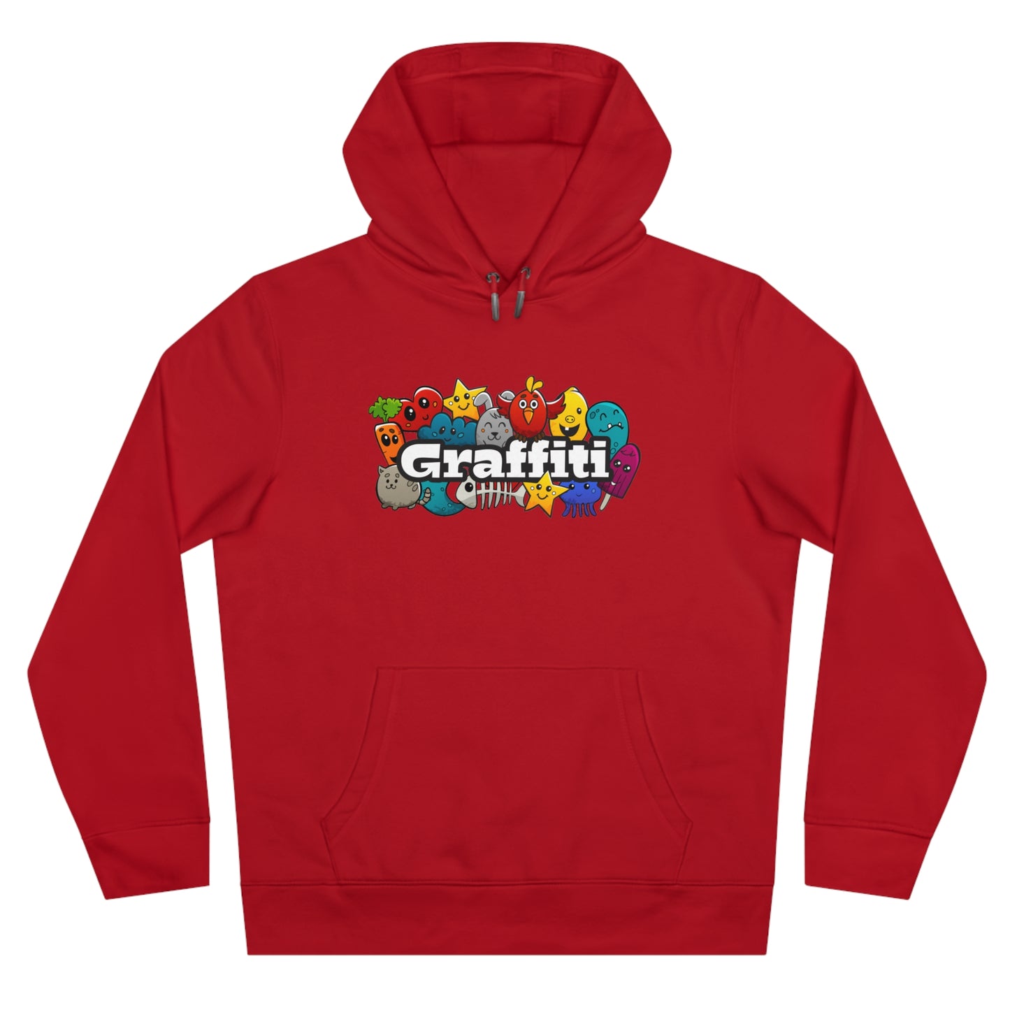 Graffiti Animal Vibes Hoodie | Bold Streetwear Graphic Pullover