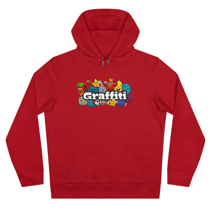 Graffiti Animal Vibes Hoodie | Bold Streetwear Graphic Pullover