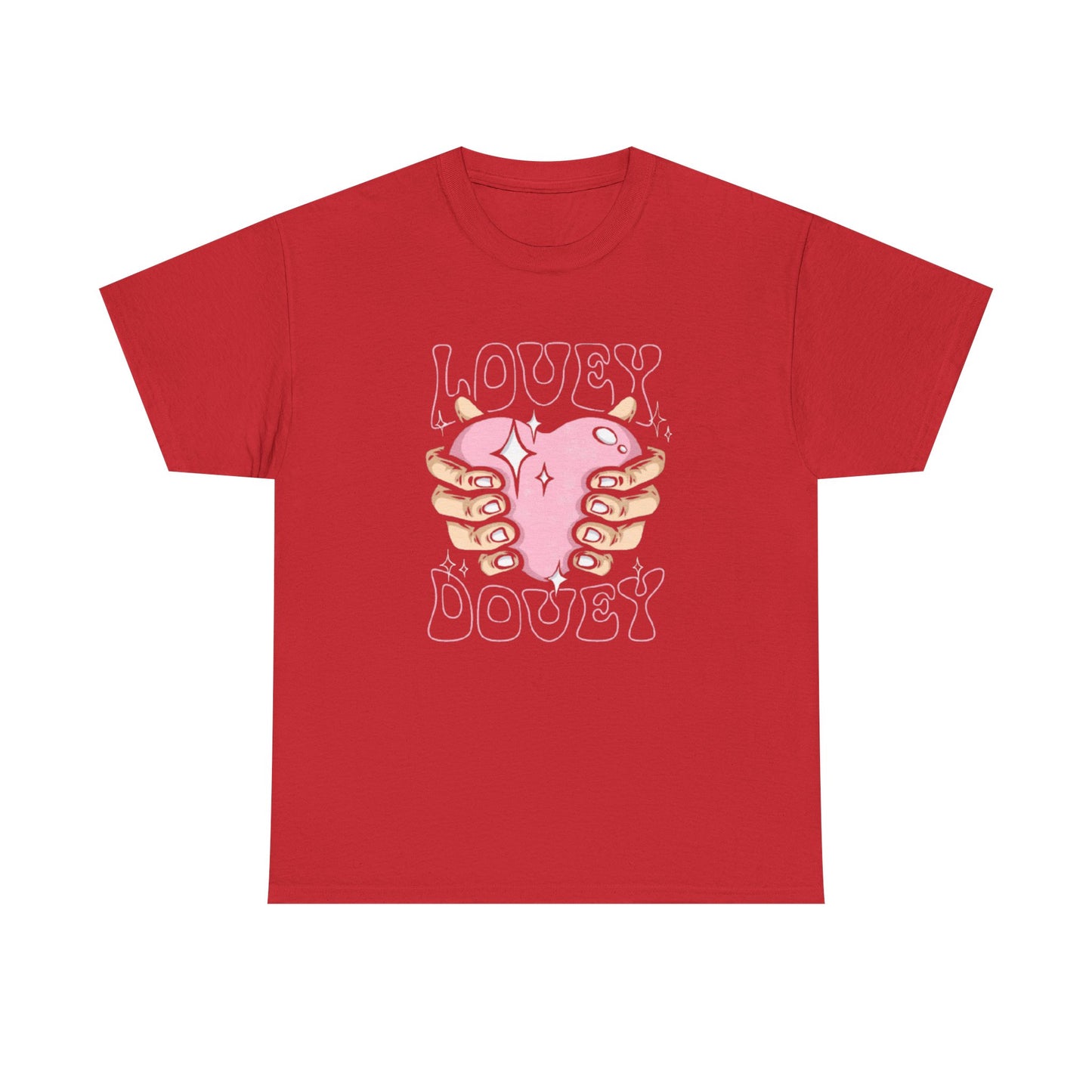Lovey Dovey DTF Print Design | Cute Romantic T-Shirt Graphic