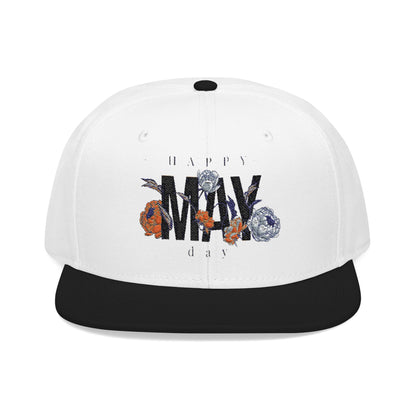 Happy May Day Embroidered Hat | Seasonal Spring Festival Cap