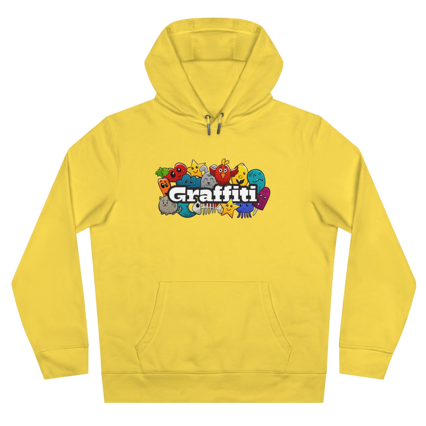 Graffiti Animal Vibes Hoodie | Bold Streetwear Graphic Pullover