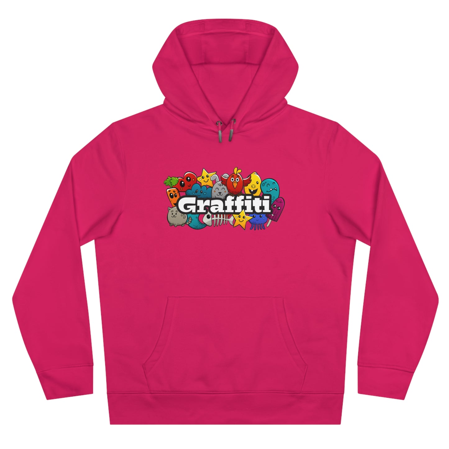 Graffiti Animal Vibes Hoodie | Bold Streetwear Graphic Pullover