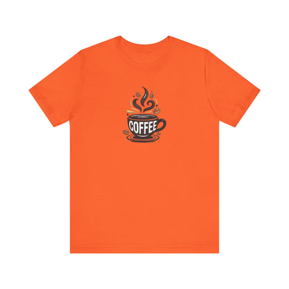 Coffee Embroidered T-Shirt | Caffeine Lover Streetwear Tee