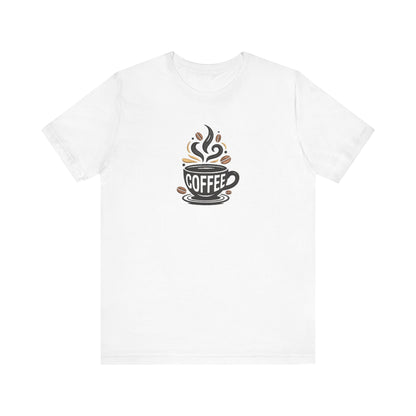 Coffee Embroidered T-Shirt | Caffeine Lover Streetwear Tee