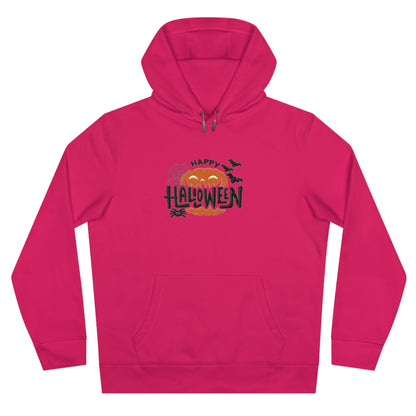 Happy Halloween Pumpkin Embroidered Hoodie | Spooky Seasonal Streetwear Pullover