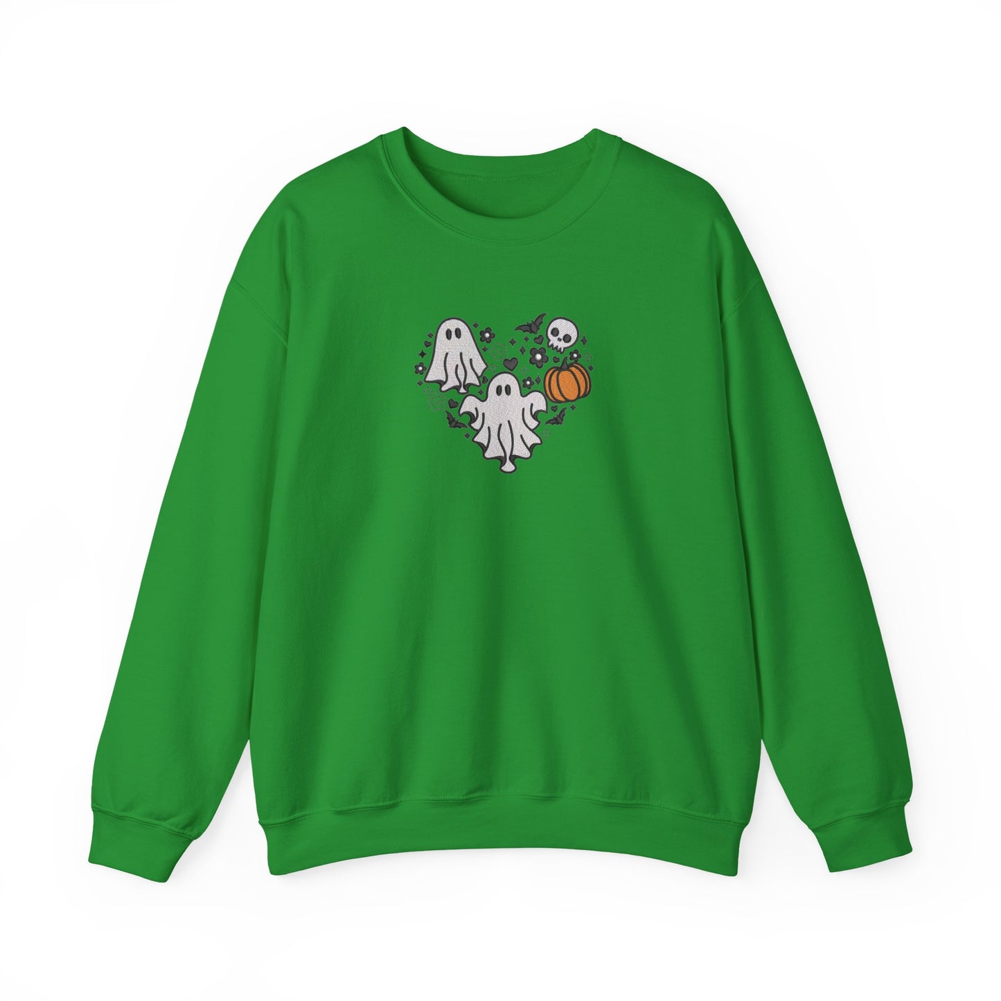 Three Ghosts Embroidered Sweatshirt | Cute Halloween Streetwear Jumper