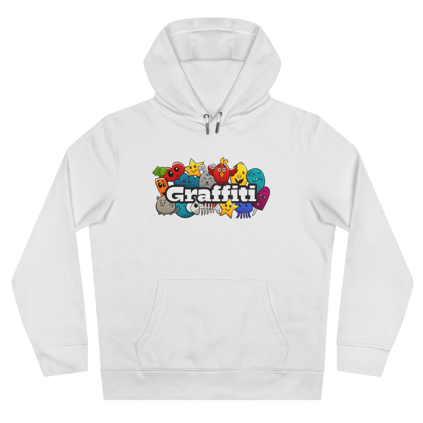 Graffiti Animal Vibes Hoodie | Bold Streetwear Graphic Pullover
