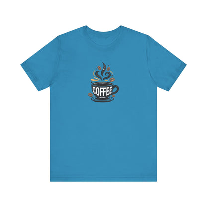 Coffee Embroidered T-Shirt | Caffeine Lover Streetwear Tee