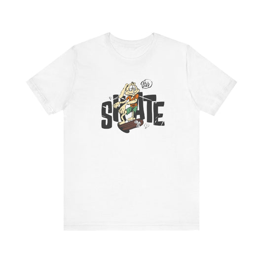 Bunny Skateboard T-Shirt | All Day Skate Streetwear Tee