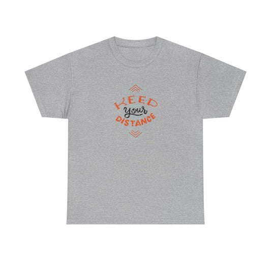Keep Your Distance DTF Print Design | Social Awareness Graphic for Apparel
