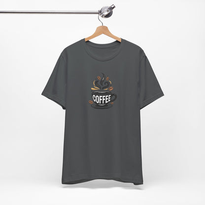 Coffee Embroidered T-Shirt | Caffeine Lover Streetwear Tee
