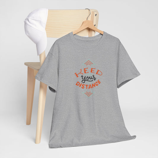 Keep Your Distance DTF Print Design | Social Awareness Graphic for Apparel
