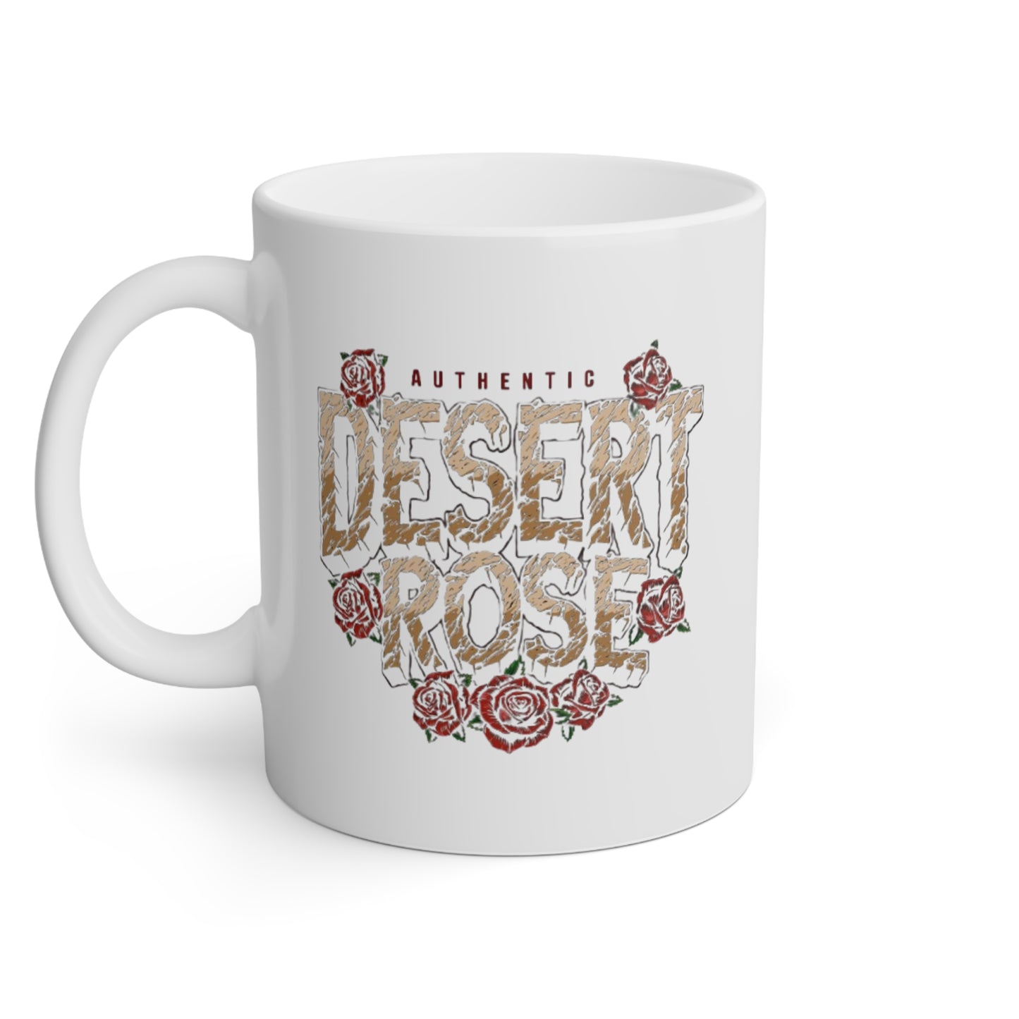 Authentic Desert Rose Mug | Boho Floral Ceramic Mug