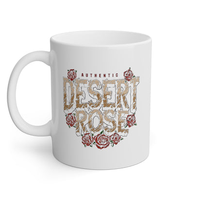 Authentic Desert Rose Mug | Boho Floral Ceramic Mug