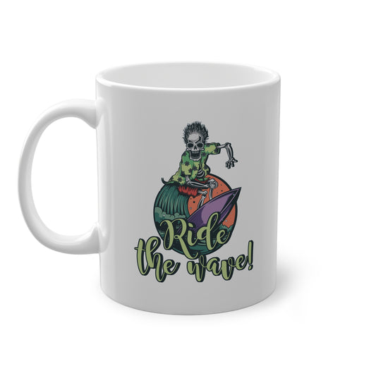 Ride The Waves Mug | Ocean Surf Inspired Coffee Cup