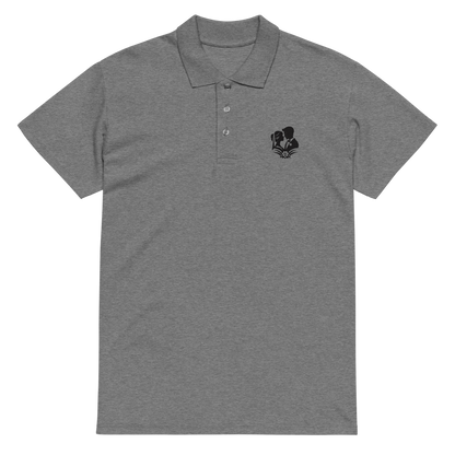 Bride and Groom Wedding Embroidered Polo Shirt | Romantic Couple Streetwear Top