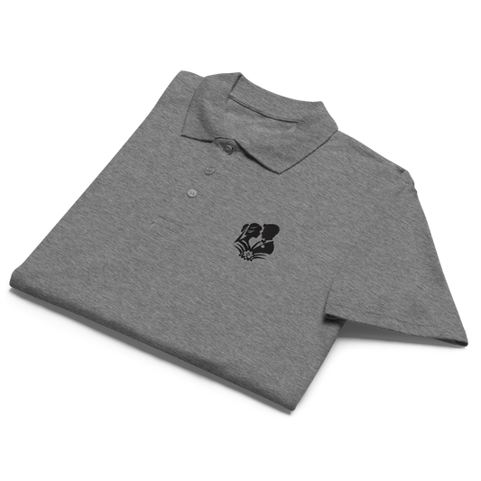 Bride and Groom Wedding Embroidered Polo Shirt | Romantic Couple Streetwear Top