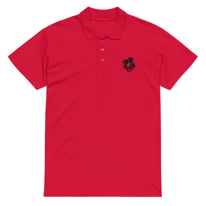 Bride and Groom Wedding Embroidered Polo Shirt | Romantic Couple Streetwear Top